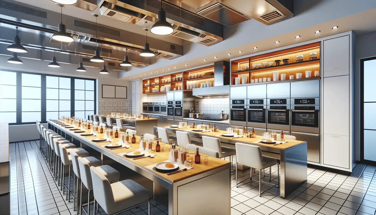 Commercial test kitchen for consumer product testing